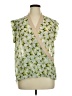 CAbi 100% Polyester Green Sleeveless Blouse Size XL - photo 1