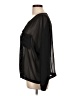 Topshop Black Long Sleeve Blouse Size 10 - photo 5