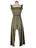 Ardene Solid Green Jumpsuit Size XS - photo 1