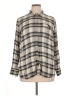 Lucky Brand Plaid Ivory Long Sleeve Button-Down Shirt Size XL - photo 1
