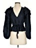 Ulla Johnson Black 3/4 Sleeve Blouse Size 0 - photo 1