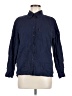 Gloria Vanderbilt 100% Cotton Blue Long Sleeve Button-Down Shirt Size Med Petite - photo 1