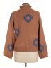 Unbranded Floral Brown Turtleneck Sweater Size M - photo 2