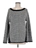 Ann Taylor LOFT Chevron-herringbone Black Pullover Sweater Size M - photo 1