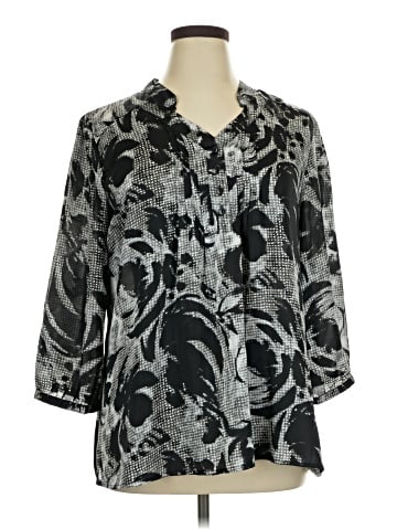 Fashion Bug 3/4 Sleeve Blouse (view 1)
