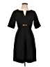 Ellen Tracy 100% Polyester Solid Black Casual Dress Size 6 - photo 1
