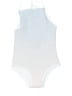 Unbranded Chevron-herringbone White One Piece Swimsuit Size 3 - photo 1
