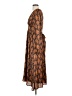 Lulus 100% Polyester Paisley Brown Casual Dress Size S - photo 5
