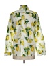 Talbots 100% Cotton Print Yellow Long Sleeve Blouse Size L (petite) - photo 2