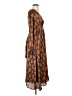 Lulus 100% Polyester Paisley Brown Casual Dress Size S - photo 4