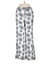 Jaline Paisley Silver Casual Pants Size M - photo 1