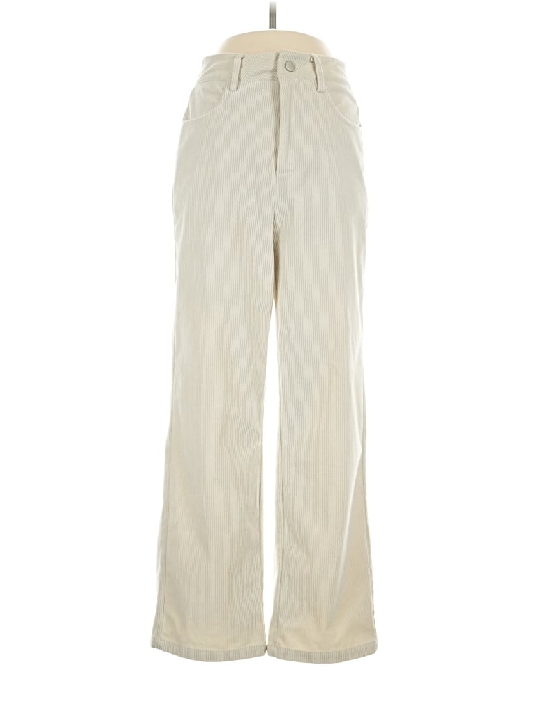 Pre-owned Pink Lily Casual Pants In Ivory