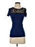 Express Outlet Blue Short Sleeve Top Size XS - photo 1