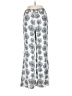 Jaline Paisley Silver Casual Pants Size M - photo 2