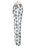 Jaline Paisley Silver Casual Pants Size M - photo 5