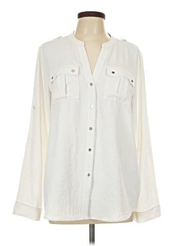 Calvin Klein Long Sleeve Blouse (view 1)