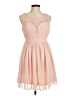 Maniju 100% Polyester Hearts Pink Cocktail Dress Size M - photo 1