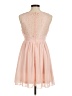Maniju 100% Polyester Hearts Pink Cocktail Dress Size M - photo 2