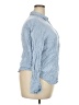 A New Day 100% Rayon Blue Long Sleeve Button-Down Shirt Size XXL - photo 4