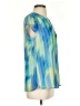 Christopher & Banks 100% Polyester Blue Short Sleeve Blouse Size S - photo 4