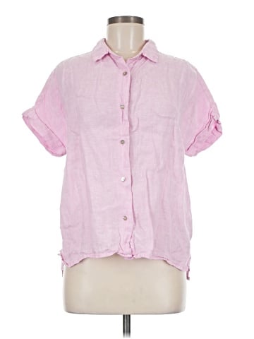 RACHEL Rachel Roy Short Sleeve Button-Down Shirt (view 1)