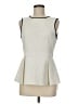 Tibi Ivory Sleeveless Blouse Size 8 - photo 1
