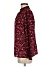 Unbranded 100% Polyester Floral Burgundy Long Sleeve Blouse Size M - photo 5