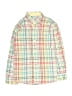 Bella Bliss Plaid Yellow Long Sleeve Button-Down Shirt Size 6 - photo 1