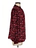 Unbranded 100% Polyester Floral Burgundy Long Sleeve Blouse Size M - photo 4