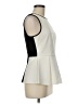 Tibi Ivory Sleeveless Blouse Size 8 - photo 4