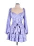B. Darlin 100% Polyester Purple Cocktail Dress Size 11 - 12 - photo 1