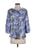 Unbranded Blue 3/4 Sleeve T-Shirt Size M (petite) - photo 1