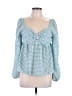 Coco + Jaimeson Teal Green 3/4 Sleeve Blouse Size L - photo 1