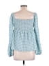 Coco + Jaimeson Teal Green 3/4 Sleeve Blouse Size L - photo 2