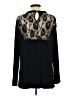 Rose Gal Black Long Sleeve Blouse Size L - photo 2