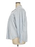 Gap 100% Cotton Stripes Blue Long Sleeve Button-Down Shirt Size XXL - photo 5