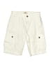 Levi's 100% Cotton Solid Ivory White Cargo Shorts Size 10 - photo 1