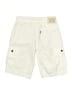 Levi's 100% Cotton Solid Ivory White Cargo Shorts Size 10 - photo 2