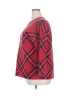 Tahari Plaid Red Pullover Sweater Size 2X - photo 5
