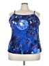 Fashion Bug Blue Tank Top Size 4X - photo 1