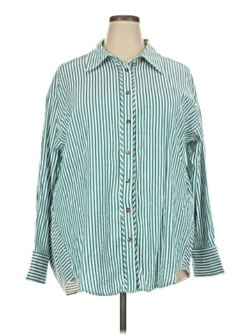Entro Long Sleeve Button-Down Shirt (view 1)