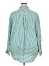 Entro Stripes Teal Long Sleeve Button-Down Shirt Size 2X - photo 2