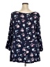 Lane Bryant Blue Long Sleeve Top Size 22 - 24 Plus - photo 2