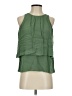 J.Crew 100% Viscose Green Sleeveless Blouse Size 4 - photo 1