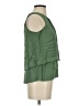 J.Crew 100% Viscose Green Sleeveless Blouse Size 4 - photo 4