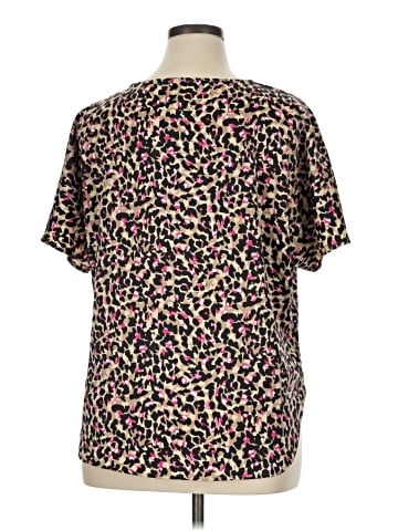 Anne Klein Short Sleeve Blouse (view 2)