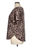 Anne Klein Animal Print Pink Short Sleeve Blouse Size XL - photo 5
