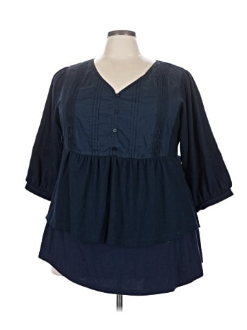 Zac & Rachel 3/4 Sleeve Blouse (view 1)