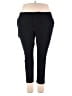 Ava & Viv Solid Black Active Pants Size 22W - photo 1