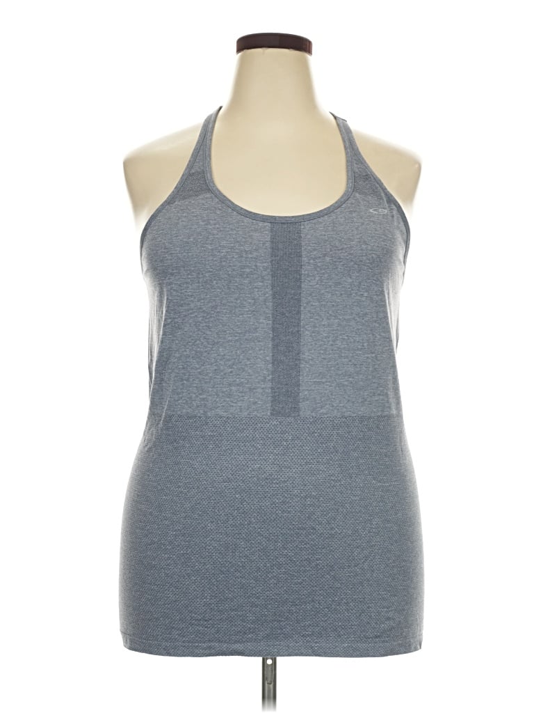 Pre-owned C9 By Champion Tank Top Gray Halter Neckline Tops